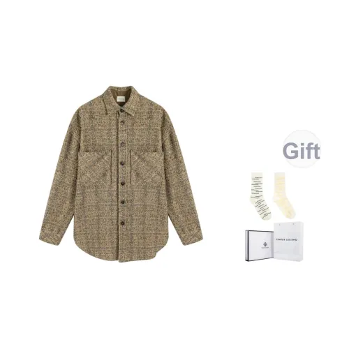 Charlie Luciano Рубашка Унисекс Оливково-зеленый