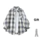 Gray Blue Plaid