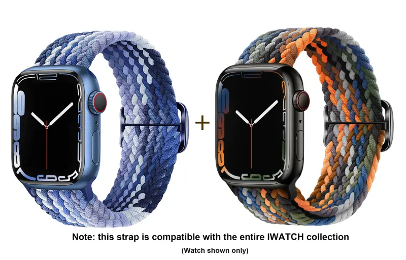 ZHISHENG Apple Compatibility Watch Band 38~49mm Watch Dial Nylon Material-11