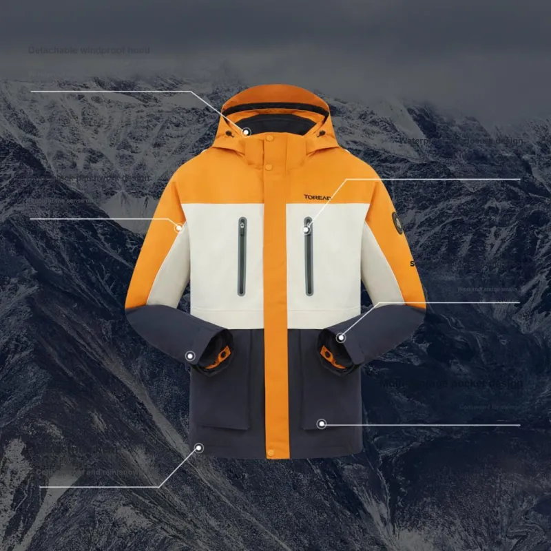 TOREAD Windbreaker Jacket Winter Coat Unisex-15