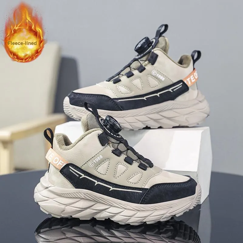 ROBINHOOD Slip-Resistant Cushioning Wear-Resistant Rebound Warm Kids' Running Shoes Kids'-8