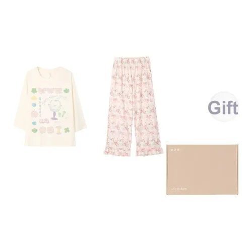 Aannsfam Пижамный комплект для женщин набор в подарочной коробке