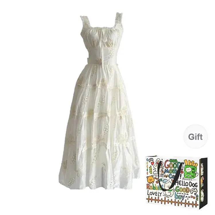 BVODE Sleeveless Dresses Women's Apricot Shopping Bag-0