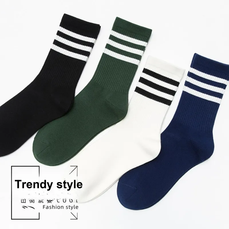XXLLG Mid Calf Socks Unisex 3 Pack-3