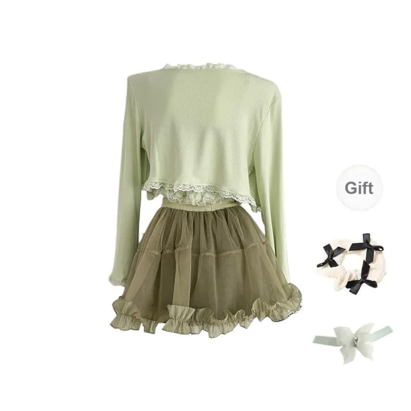TURN UP Two Piece Skirt Sets Women's-1