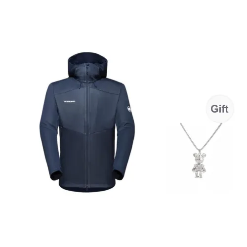 MAMMUT Ultimate VII Jackets & Coats Unisex Deep Ice Blue, Comes With Necklace