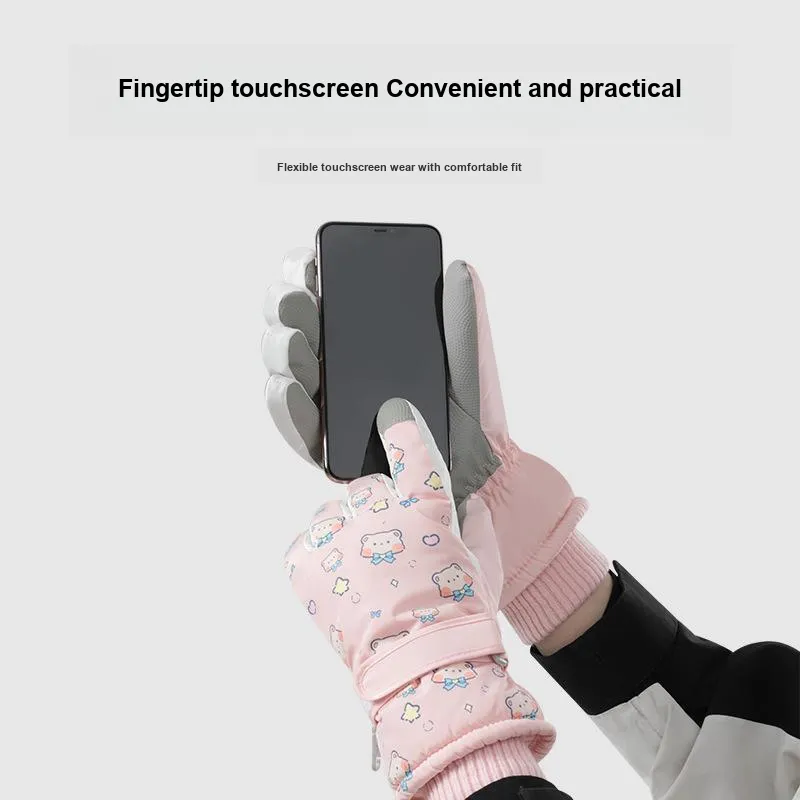 TANLU Ski Gloves Gloves Women's-4
