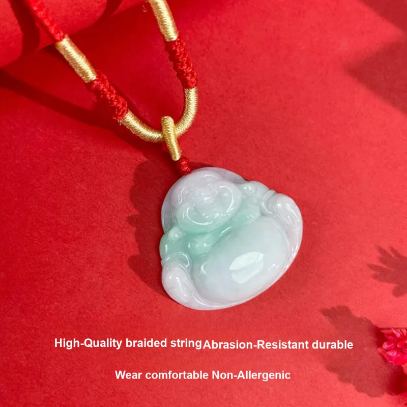 Love Glutinous Jade Pendants Unisex-3