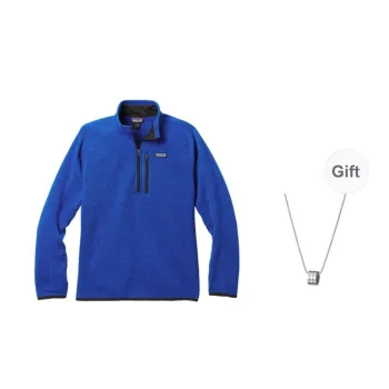 Patagonia Jackets Coats Men's Channel Blue Comes With Necklace
