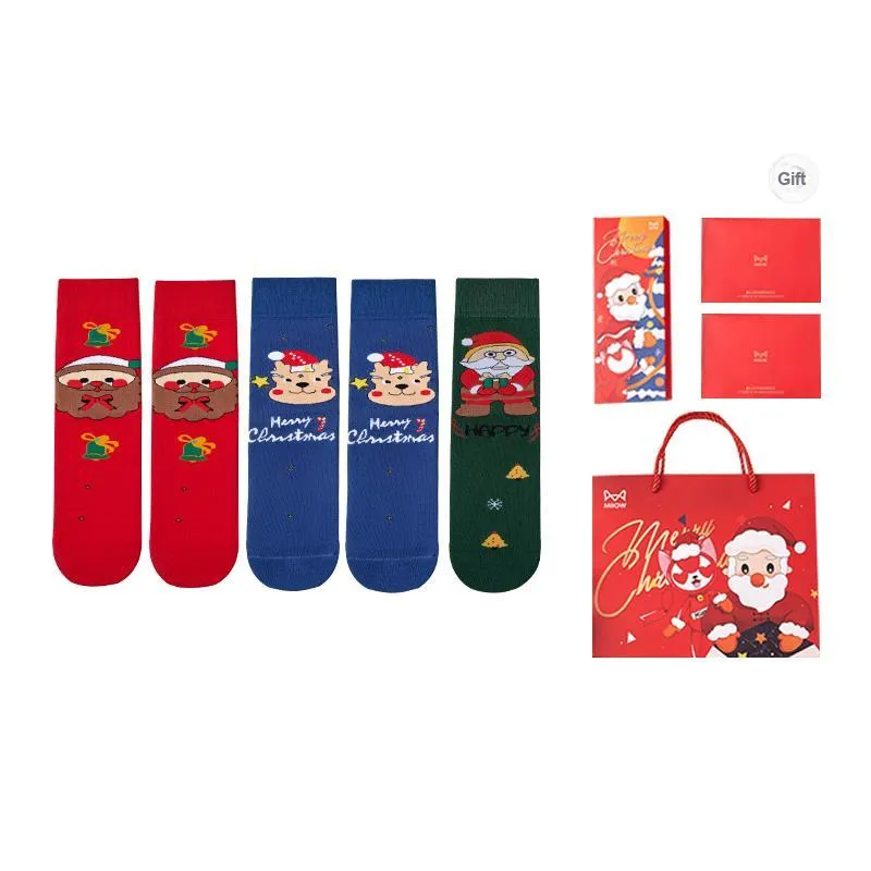 MIIOW Honmei Honmei Series Mid Calf Socks Unisex Box 5 Pack-7