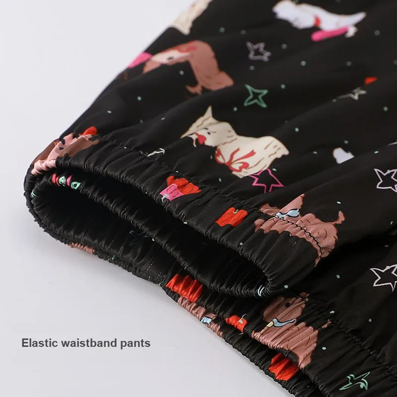 Maultiay Pajama Set Women's Black-5