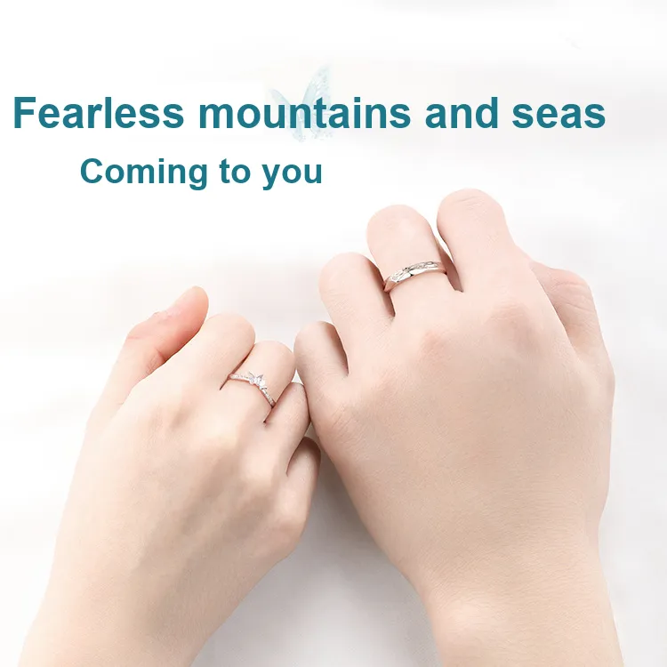 CLARKIA FLOWER S999 Fine Silver Rings Unisex-2