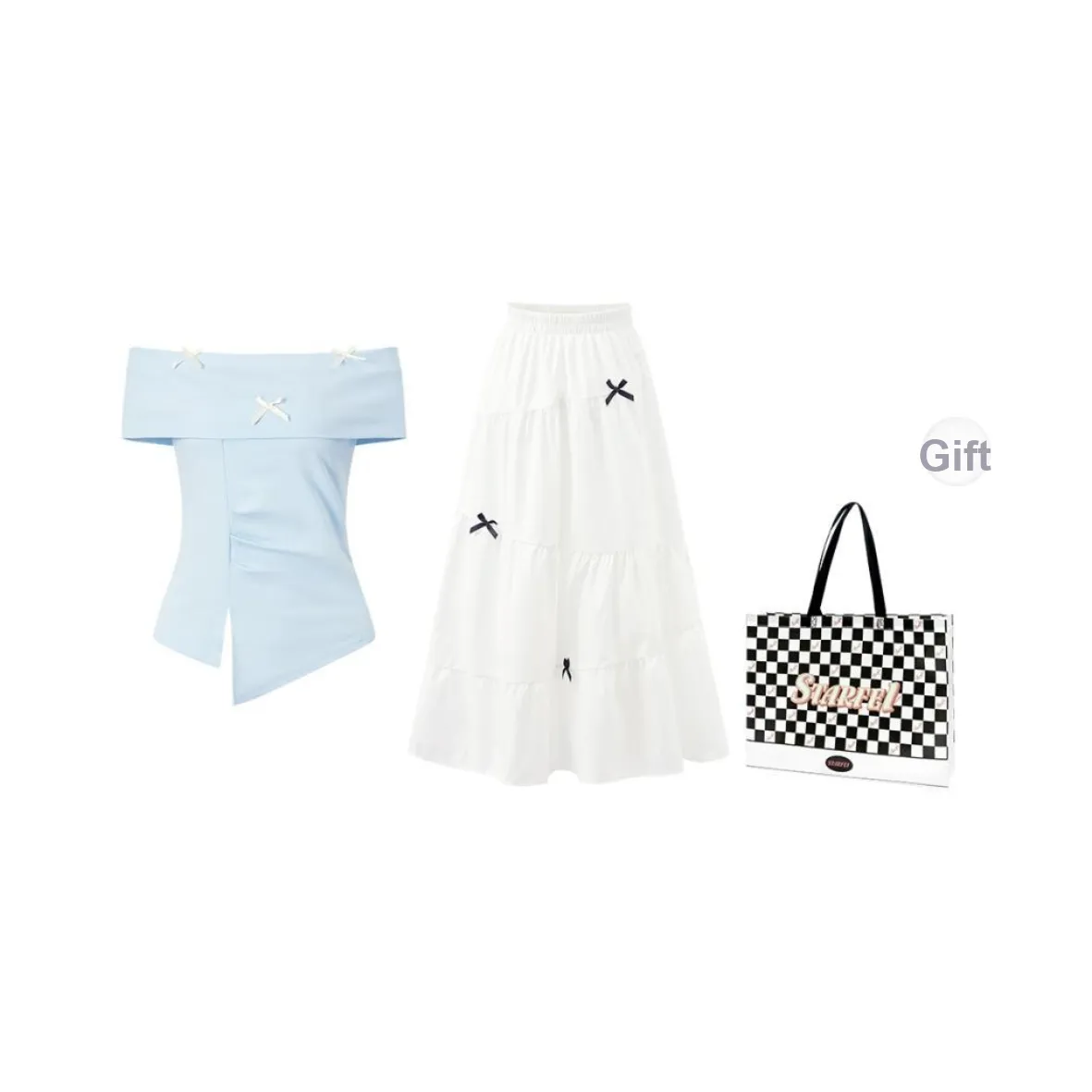 STARFEI Two Piece Skirt Sets Women's
