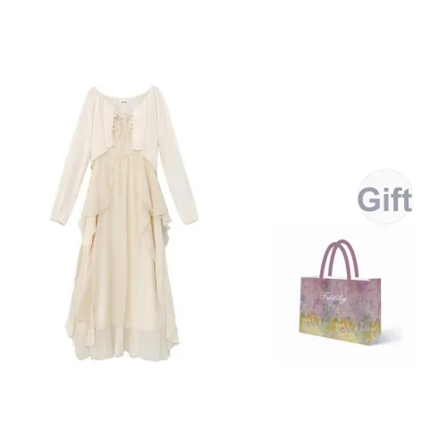 TASTILY Комплект с юбкой Женские Абрикос