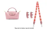 Petal Pink 94cm (Top Grain Leather+Canvas)+[No Perforated]Set