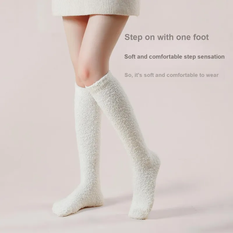 ROMANTIC·SPRING Knee High Socks Women's 3 Pack-4