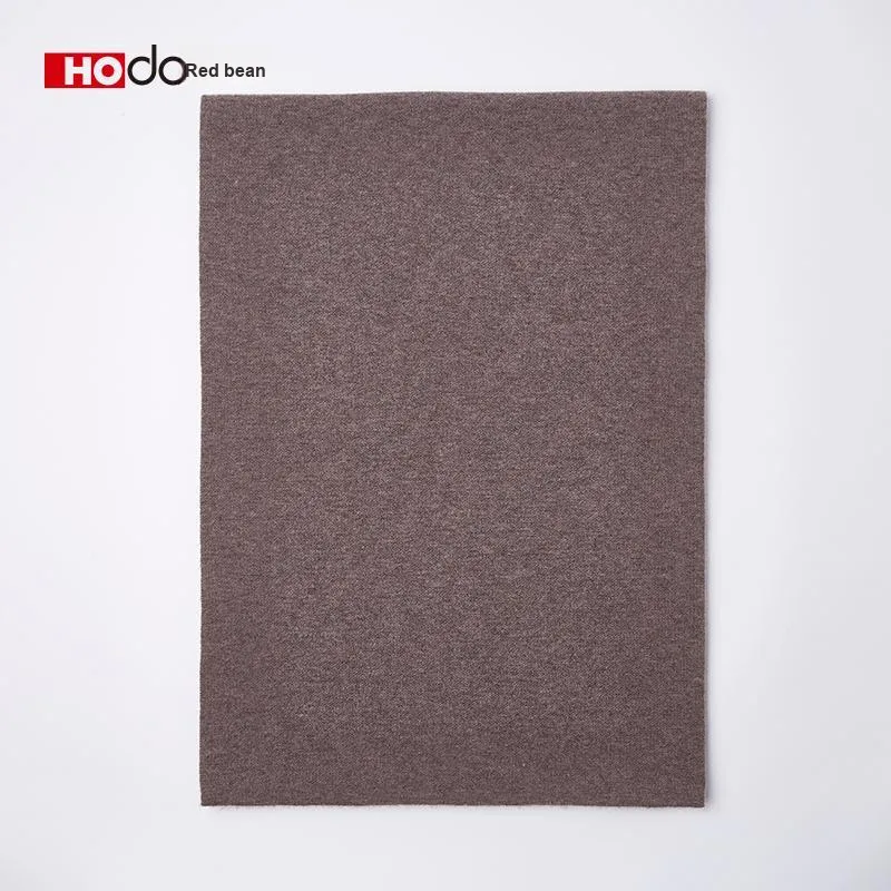 Red Bean 4.2% Wool Knitted Fabric Knit Scarf Men's-12