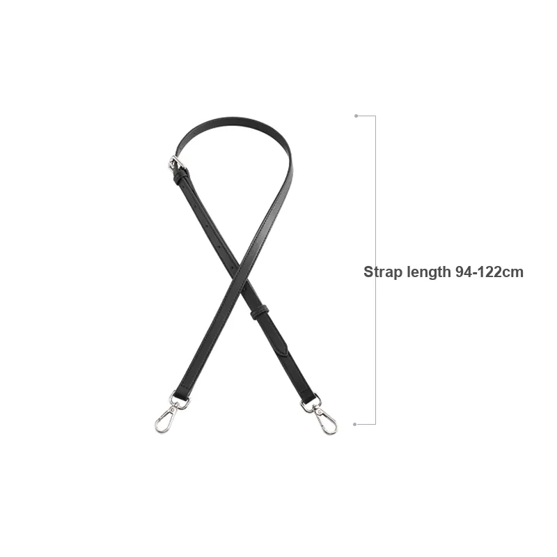 Ingenuity Handmade Microfiber Bag Shoulder Strap Unisex Black-1