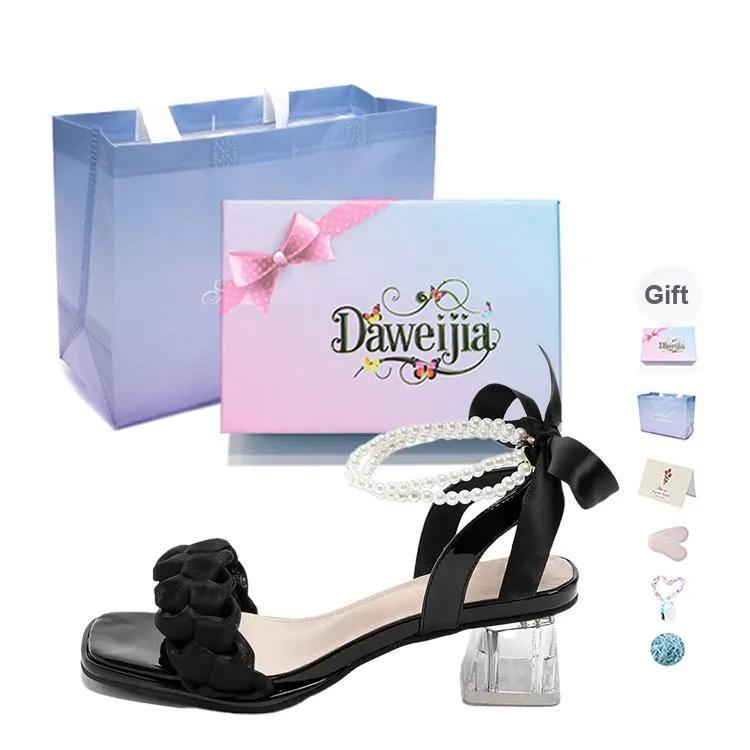 Dawei's House One Strap Sandals Women's Gift Box Set-15