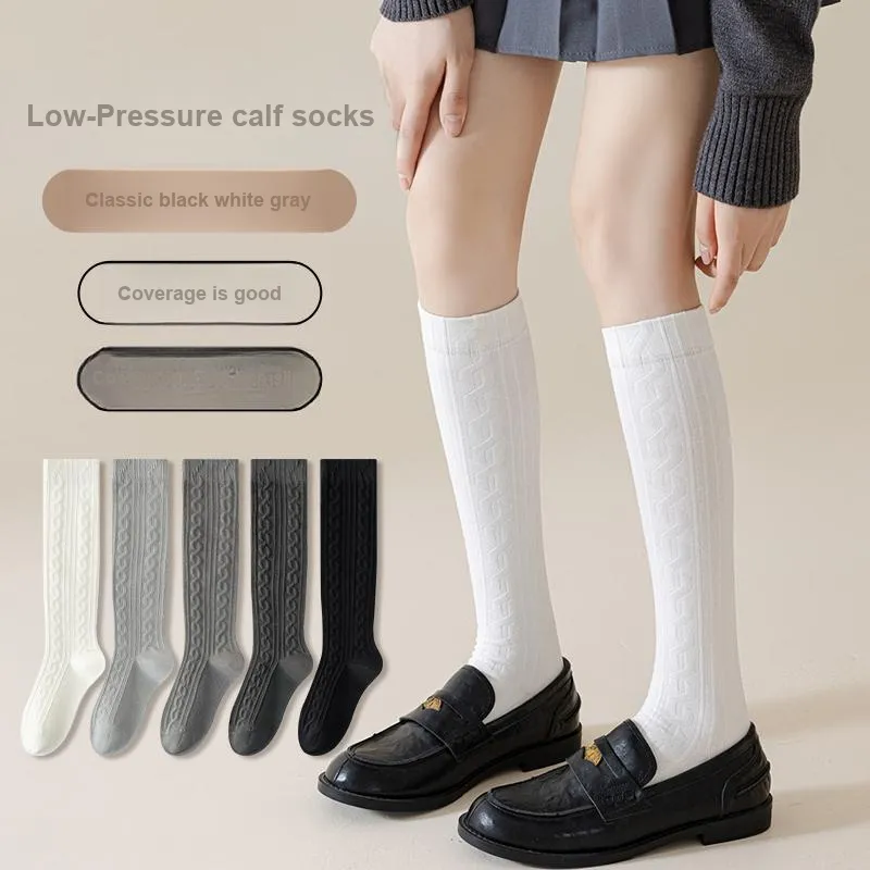 JIAZINI Knee High Socks Women's 4 Pack-23