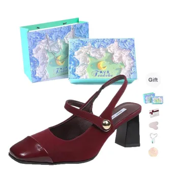 Feo Dvke Chunky Heel High Heels Women's Gift Box Set