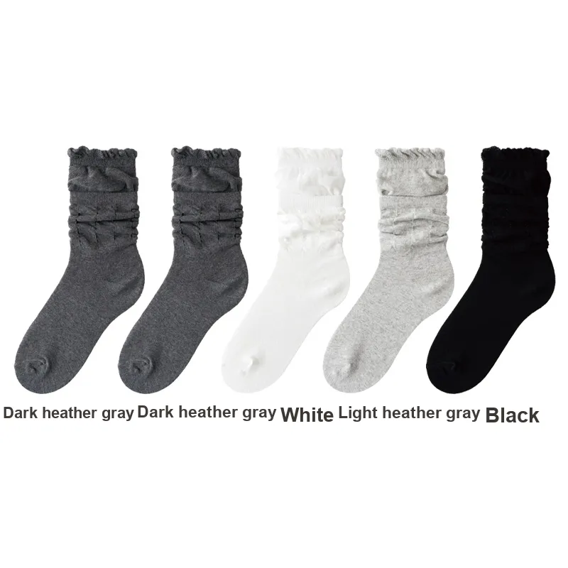 H YXIANG Mid Calf Socks Women's Combo Set-25