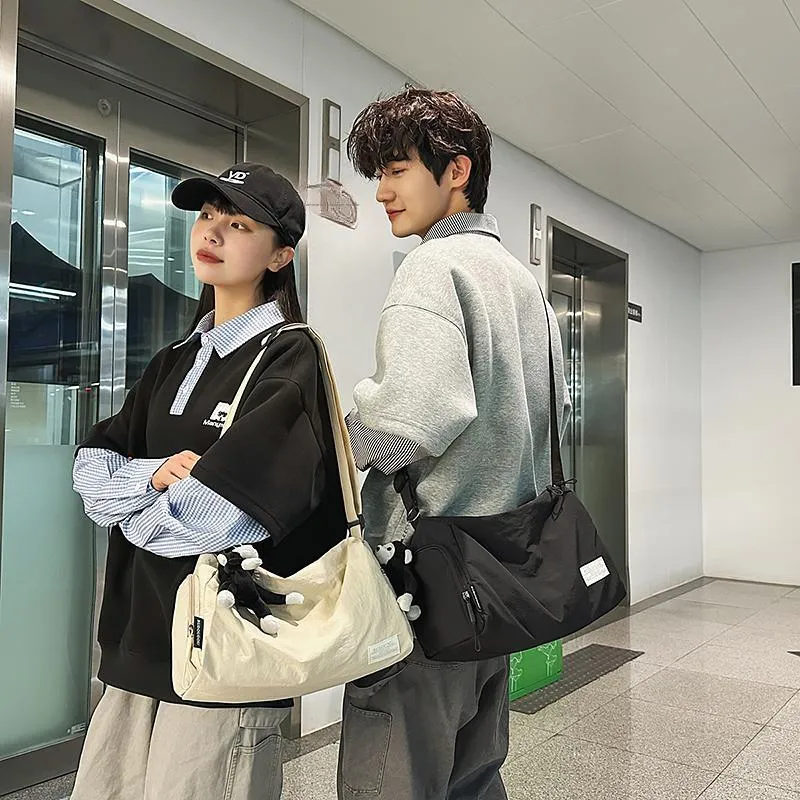DCLOUD Nylon Backpack Tubas Unisex White/Black/Green/Orange-4
