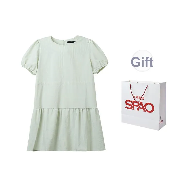 SPAO Short Sleeved Dress Women's Shopping Bag