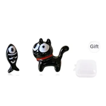 SHEEHHYY Alloy Stud Earrings Unisex