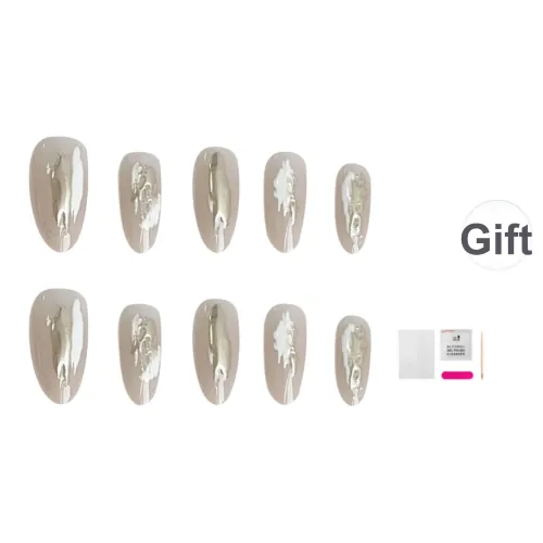 JIABITU Простой и Элегантный Фальшивая Гвоздика Овальная Телесный Смудж Однотонный 14мм