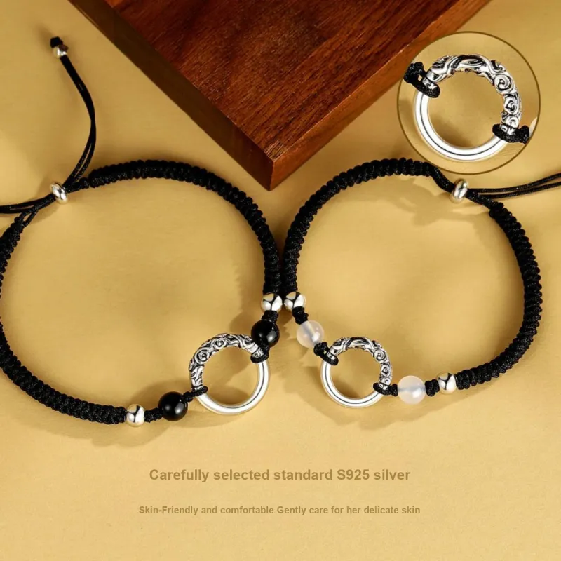 KINGFOCUS S925 Silver Anniversary Of Love Confession Gift Unisex-7