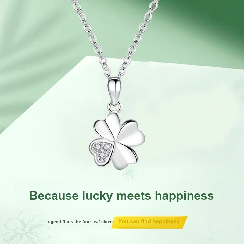 Asia Star Sterling Silver S999 Fine Silver Necklaces Women's-1