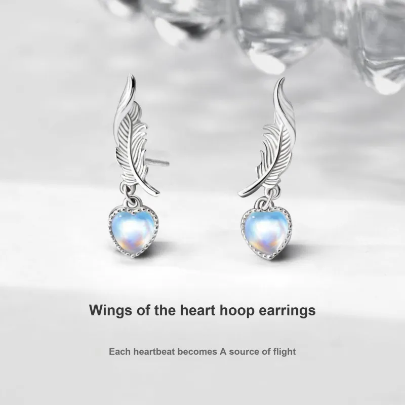 KEMLAIDA 925 Sterling Silver Stud Earrings Women's-1