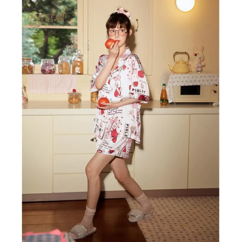 Gongdie x Disney Pajama Gift Box Women's White-4
