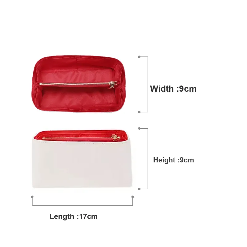 DuPont Paper Nylon Small Size Liner Tote With Storage Compartment Bag Insert And Accessories Strap Women's-2