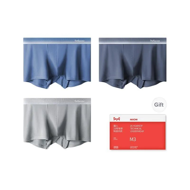 MIIOW Cool One Summer Series Underpants Men's Shopping Bag 3 Pack-7