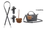 [Graphite Gray]Crossbody Shoulder Strap+Design Buckle (Includes Bear Pendant)