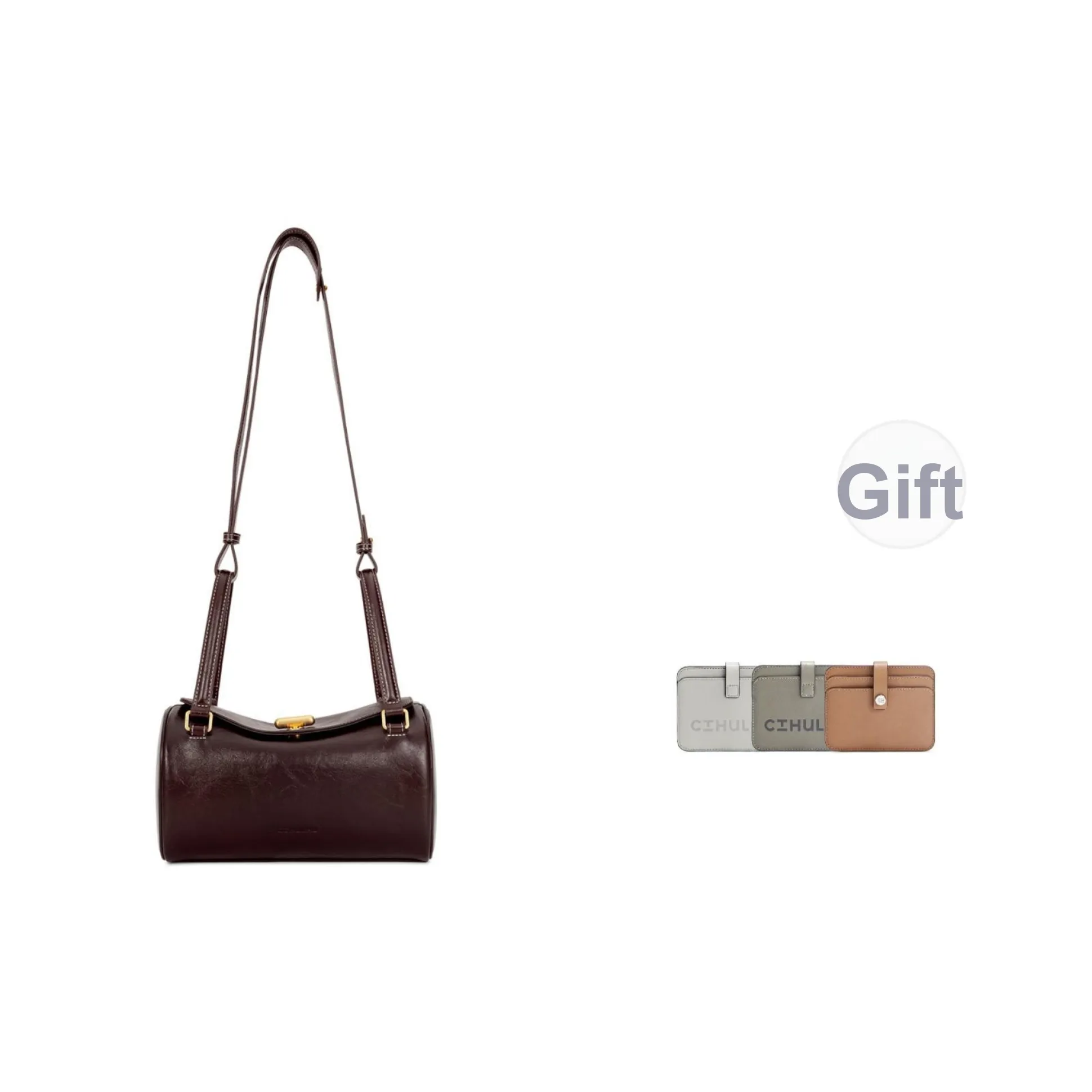 Cthulhu Коровья кожа Капсула Мягкий Плечевая сумка Сумка-подушка Средний Женские Многоцветный