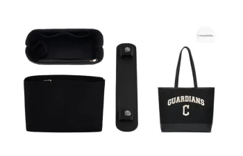 GUYI Felt With Microfiber Liner Pressure-Relieving Shoulder Pad Transformation Bag Accessory Women's Black