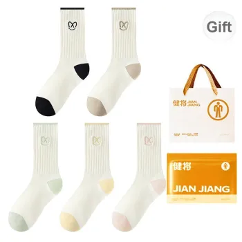 Master Mid Calf Socks Women's Shopping Bag 5 Pack
