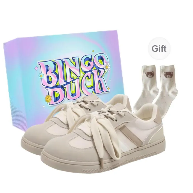 BINGO DUCK Coverage Low Top Skateboard Shoes Women's-2