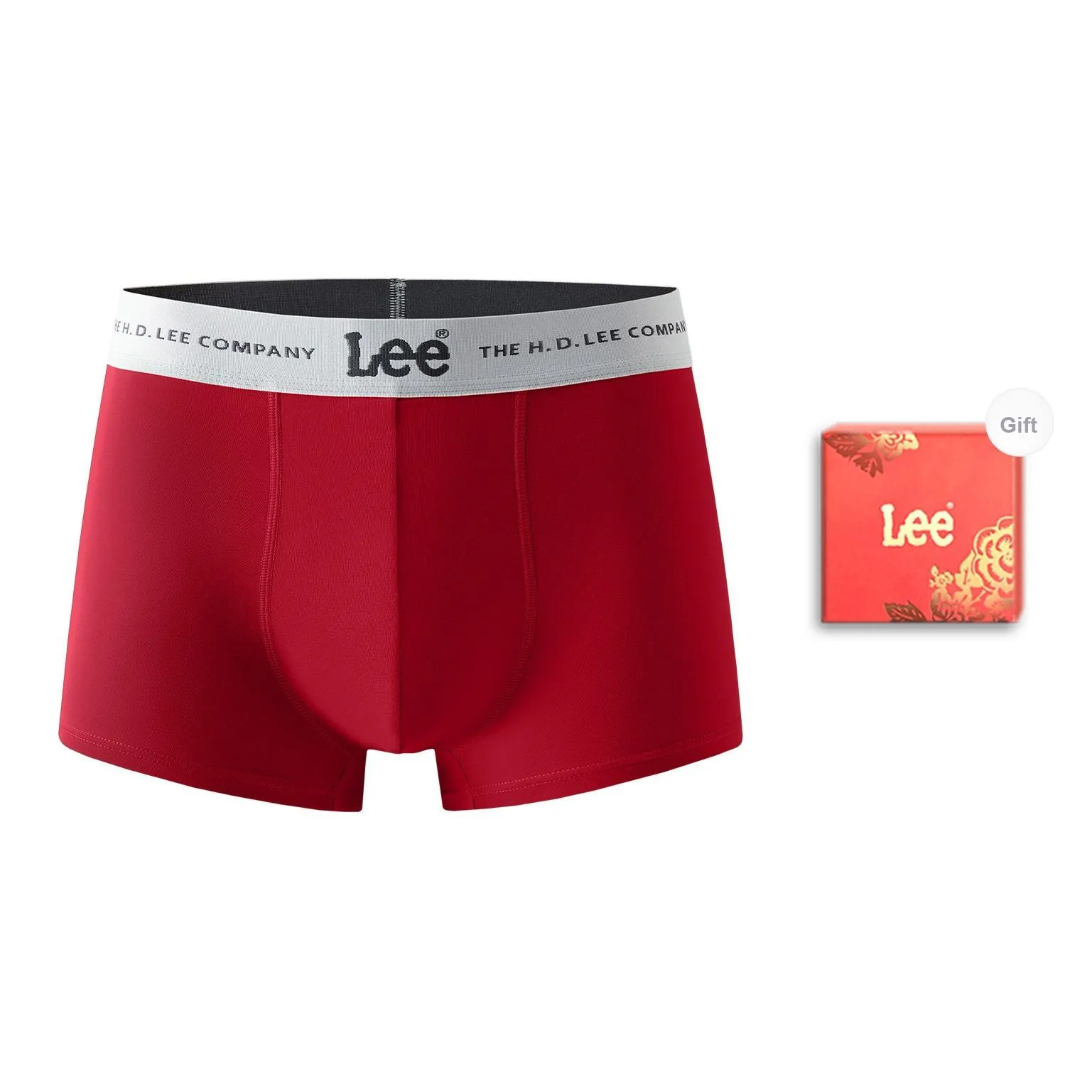 Lee Hui Guang II Generation Men's Underwear Gift Box Combo Set Red Ли Hui Guang II Generation Мужское нижнее белье Подарочная коробка Комплект Красный