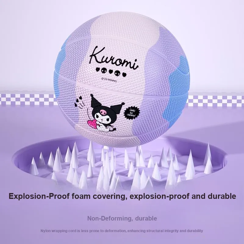 MESUCA x Sanrio Size 5 Indoor Outdoor Indoor Outdoor All Training Basketball Rubber Pink Purple-5