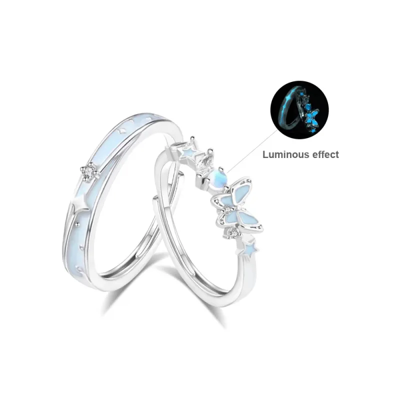 Master Kim Romantic Students Love Confession Couple Rings Unisex-0
