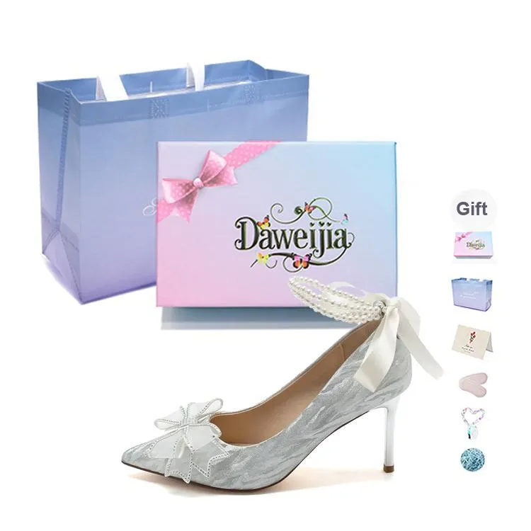 Dawei's House Slim Heel High Heels Women's Gift Box Set-10