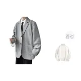 그레이 솜안감 (기모 안감 선택 가능, 화이트 스웨터 포함)