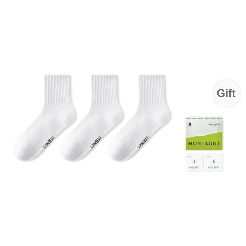 Montagut Mid Calf Socks Unisex 4 Pack-3