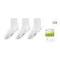 3 Pack (Frost White)