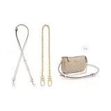 [Ecru]Crossbody Shoulder Strap+Decorative Chain 40cm
