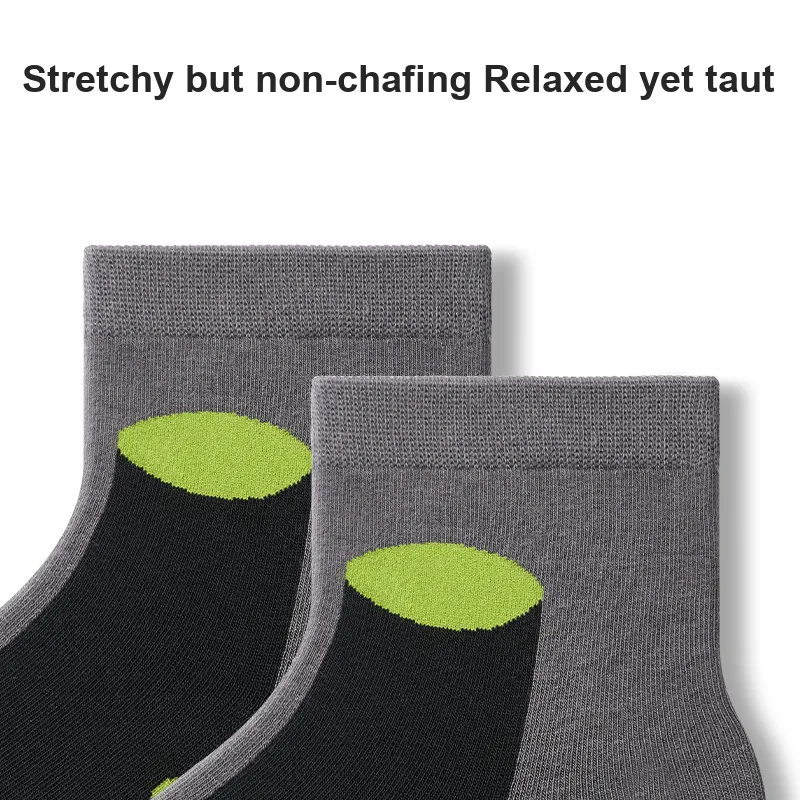 Primeet Mid Calf Socks Fall Winter Unisex 5 Pack Mixed Color-39